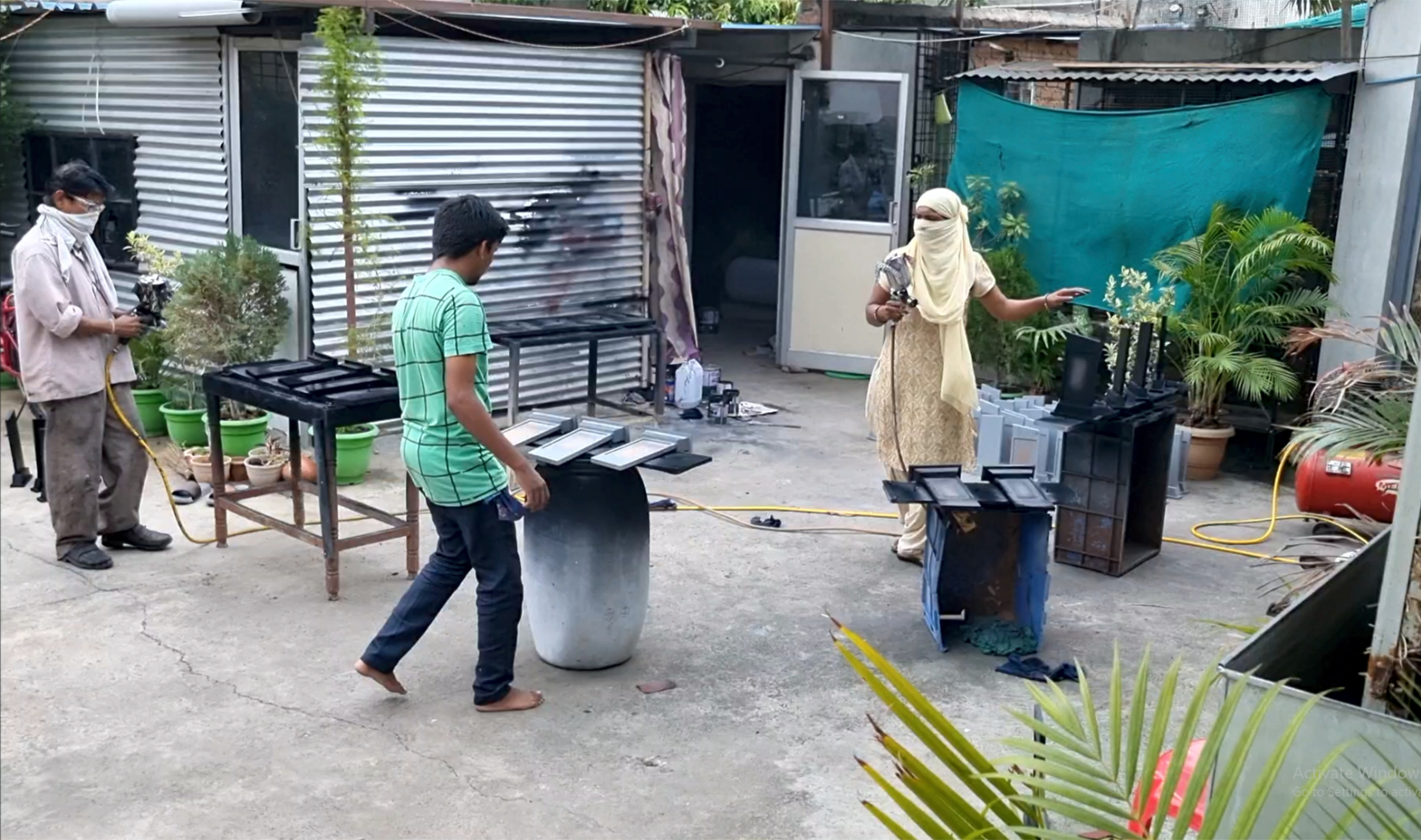 Spray Painting Unit